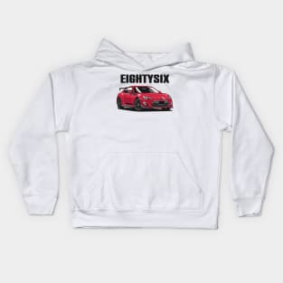 Red GT86 Kids Hoodie